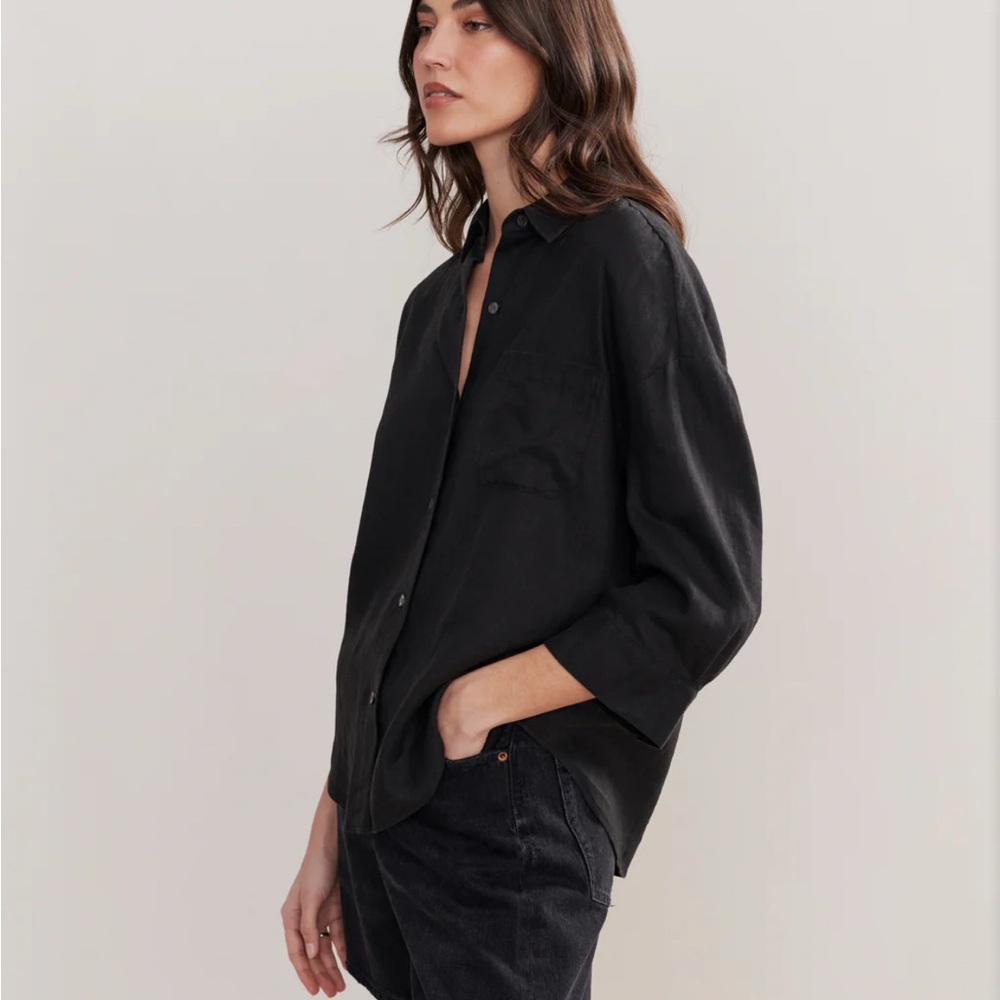 Jenni Kayne Linen Logan Shirt and Shorts